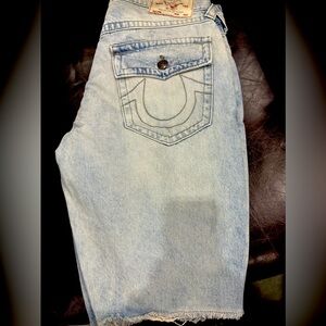 TRUE RELIGION MENS RICKY JEAN SHORTS